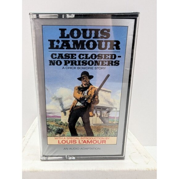Louis L'Amour Case Closed-No Prisoners Cassette Bantam Audio Western New Sealed - Picture 1 of 6